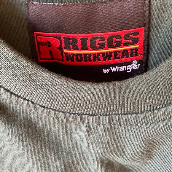 Riggs Workwear By Wrangler Green Size LT - Picture 3 of 7